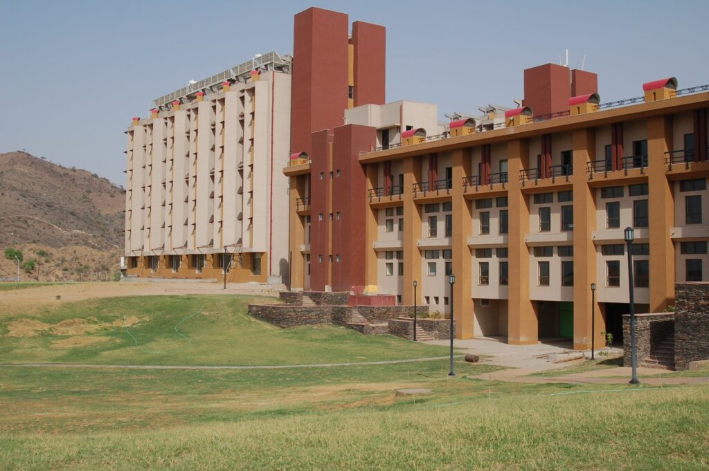 Master plan and buildings for NIIT University, Neemrana. Photo Courtesy of Space Design Consultants