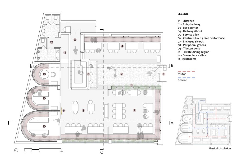 Plan - Dinner Bell, by W5 Architects