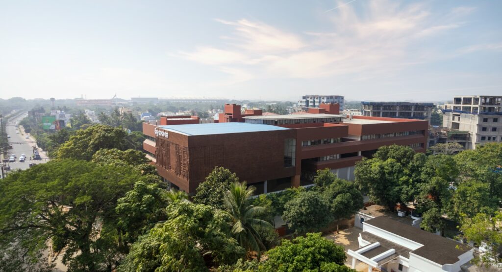 Headquarters for Biju Janata Dal, Bhubaneshwar, by Studio Lotus. © Suryan//Dang