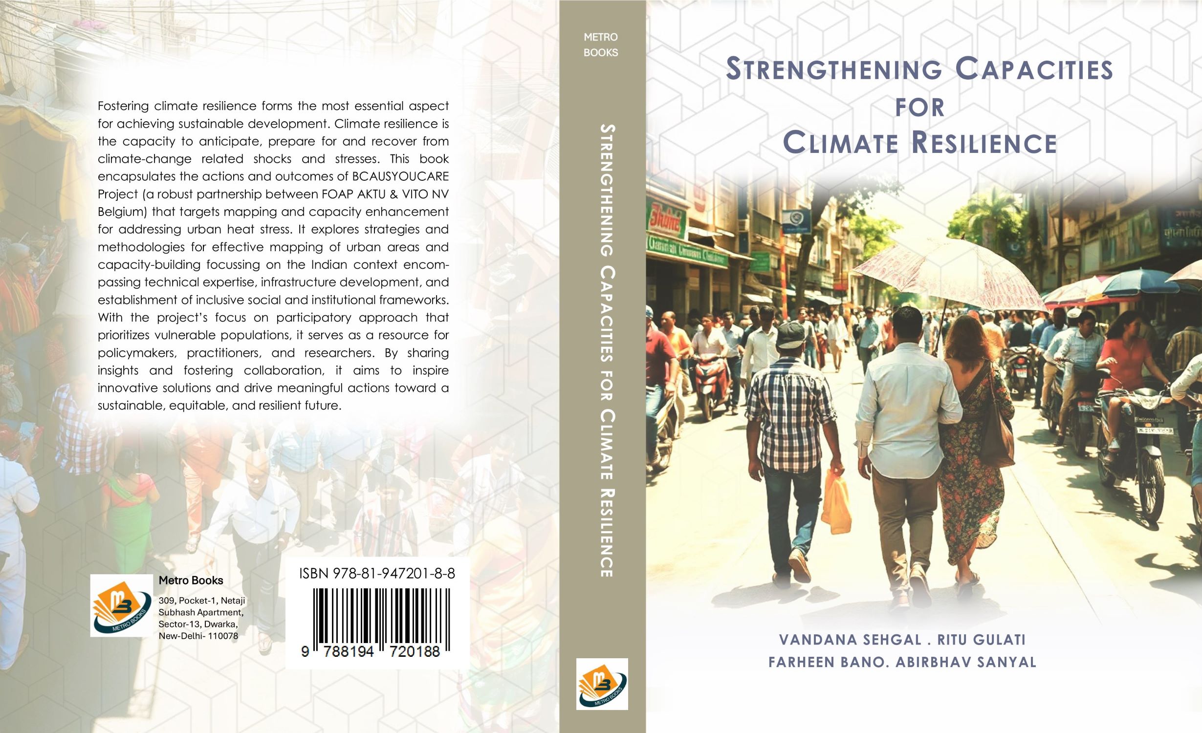 Book Cover - Strengthening Capacities for Climate Resilience. © Abirbhav Sanyal