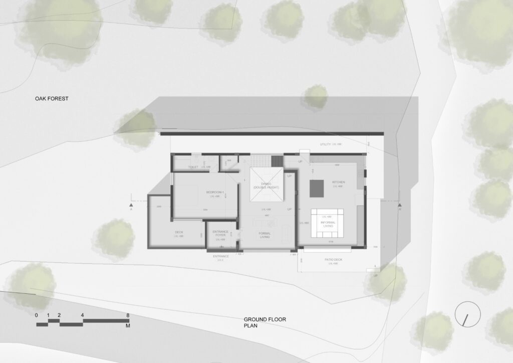 Ground floor plan. Himāvasa, by Ātman Studio