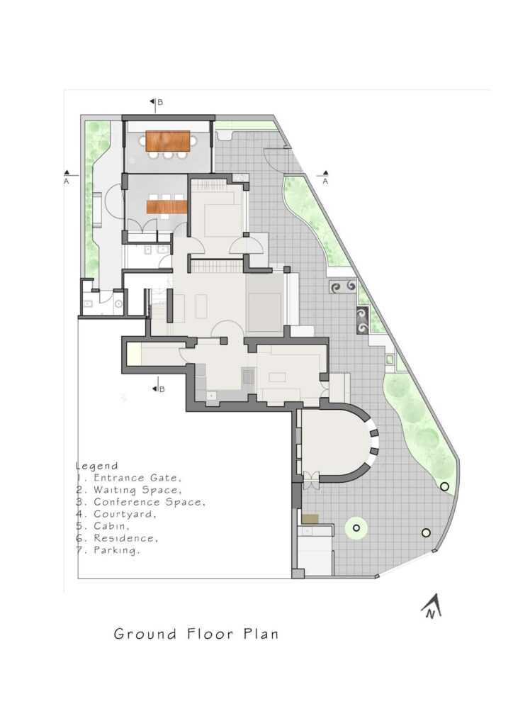 Z-Design Studio, Solapur, Maharashtra, by Z-Design Studio 19 Plan. © Z-Design Studio