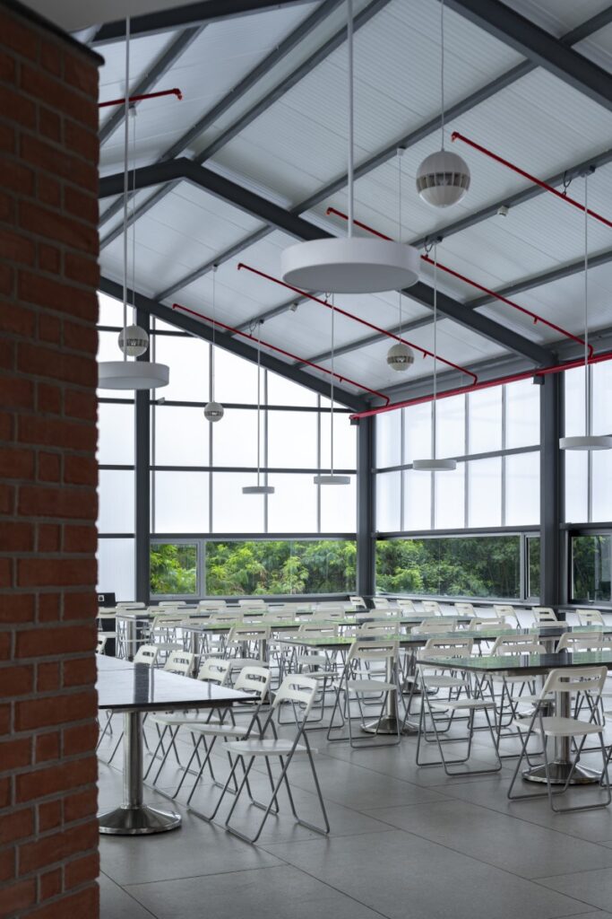 Sangam, Pune, Maharashtra, by Alkesh Gangwal & Associates 7 Sangam Canteen, Alkesh Gangwal & Associates. © Vivek Eadara