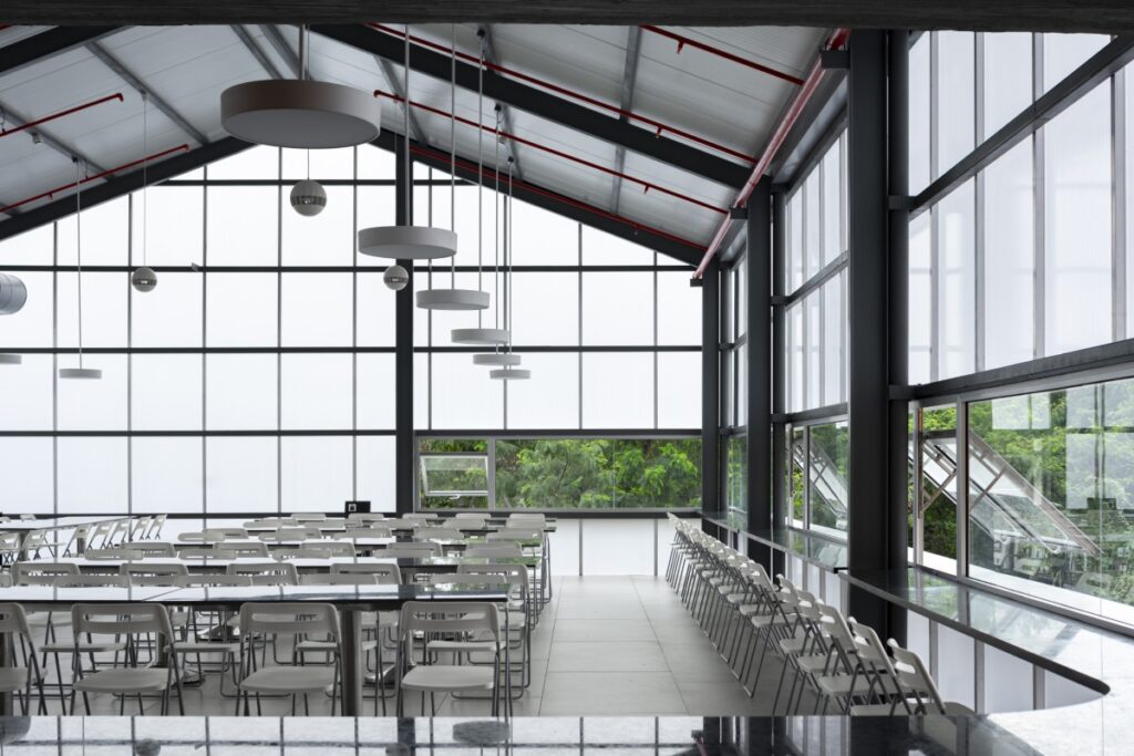 Sangam, Pune, Maharashtra, by Alkesh Gangwal & Associates 12 Sangam Canteen, Alkesh Gangwal & Associates. © Vivek Eadara