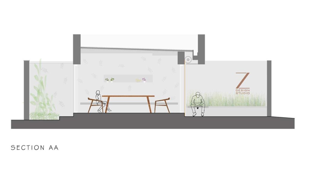 Z-Design Studio, Solapur, Maharashtra, by Z-Design Studio 20 Section AA. © Z-Design Studio