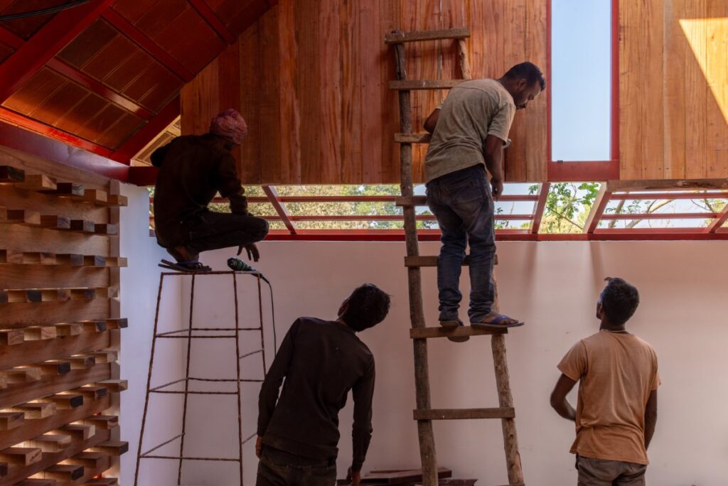 Rice Museum - During Construction, Karnataka, by RC Architects. © Antonin Mack (11)