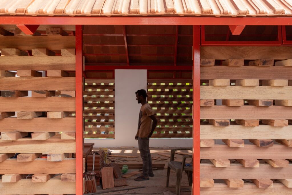 Rice Museum - During Construction, Karnataka, by RC Architects. © Antonin Mack (2)