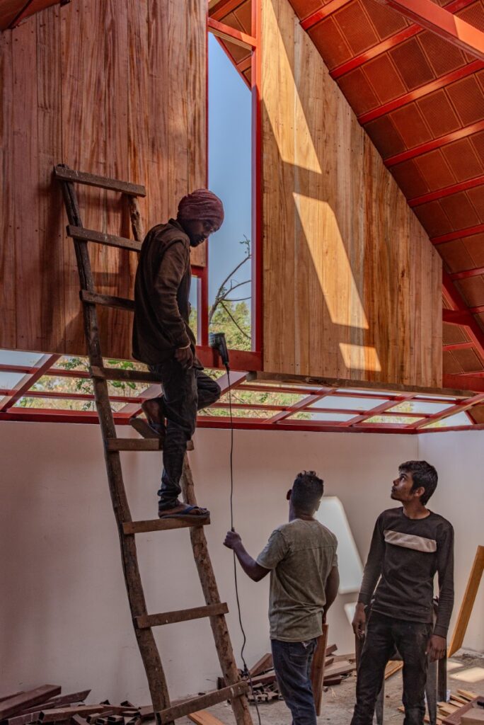 Rice Museum - During Construction, Karnataka, by RC Architects. © Antonin Mack (5)