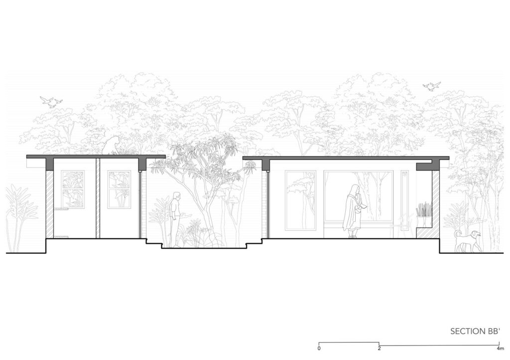 Court Fort, Nandoli, Gujarat, by Compartment S4 22 Section B-B. Court Fort, by Compartment S4