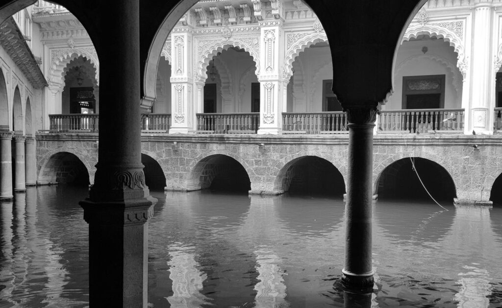 "Hassan Fathy’s head was in the heavens, heart in the right place, and feet planted firmly on earth."—H. Masud Taj on his Turtle poem & Hassan Fathy 3 Water Wudu Tank sustained by natural springs. Jama Masjid, Mumbai 1802. Photographer unknown.